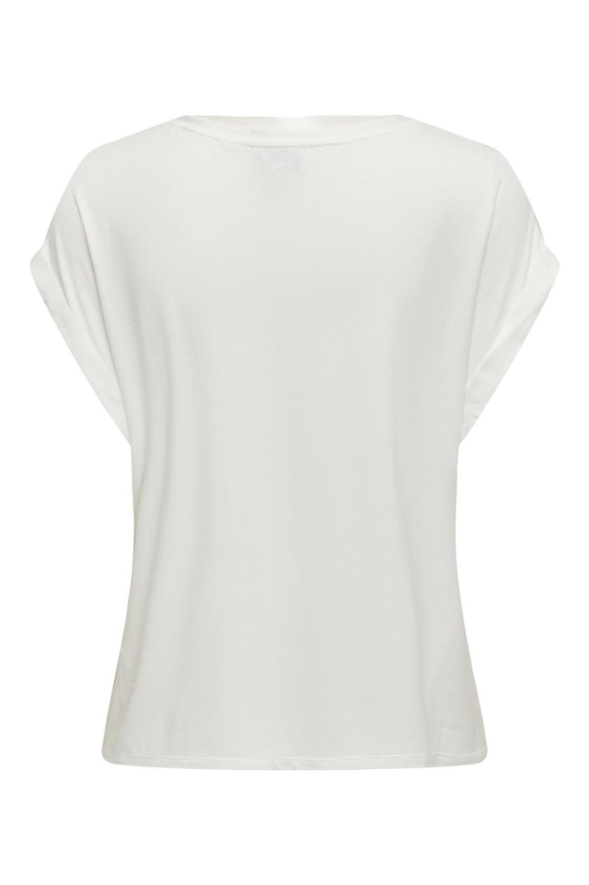 ONLLIEKE S/S SATIN MIX TOP WVN NOOS 15303413 Snow White